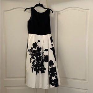 WHBM Floral Fit and Flare Dress size 4